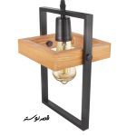 اویز ترکیب چوب و فلز G70