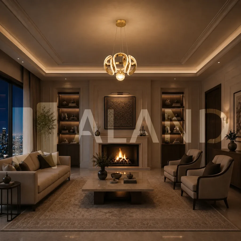 8421 نمای شب-قصر لوستر