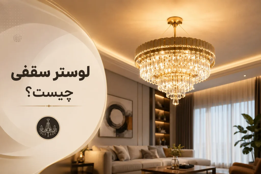لوستر سقفی چیست-قصر لوستر